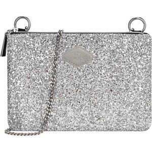 Clutch Purse for Women, Crossbody Glitter Evening Bag, Sequin Handbag Silver